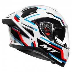 MT Thunder3 Pro Blaze Gloss white Helmet