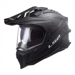 LS2 MX701 EXPLORER PLUS Solid Matt Black Helmet