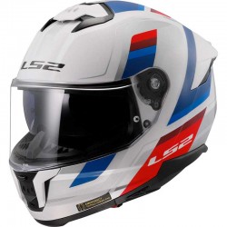 LS2 FF808 Stream II Vintage White Blue Red Gloss Helmet