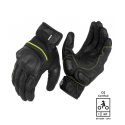 Rynox Tornado Pro 3 Gloves Hi-Viz Green