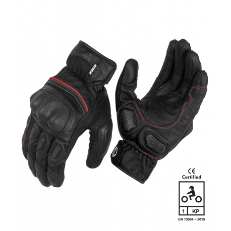 Rynox Tornado Pro 3 Gloves Black Red