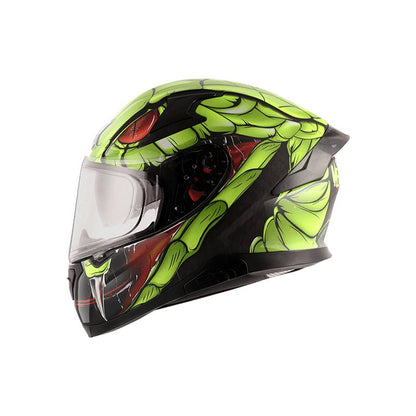 Apex Venomous D/V Gloss Helmet ( Black Neon Green)