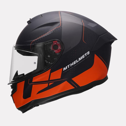MT Hummer Galant Matt Orange Helmet