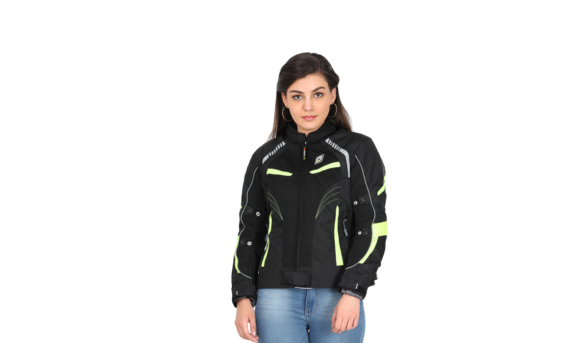 Solace Asmi Ladies Jacket V3.0(Black & Neon)