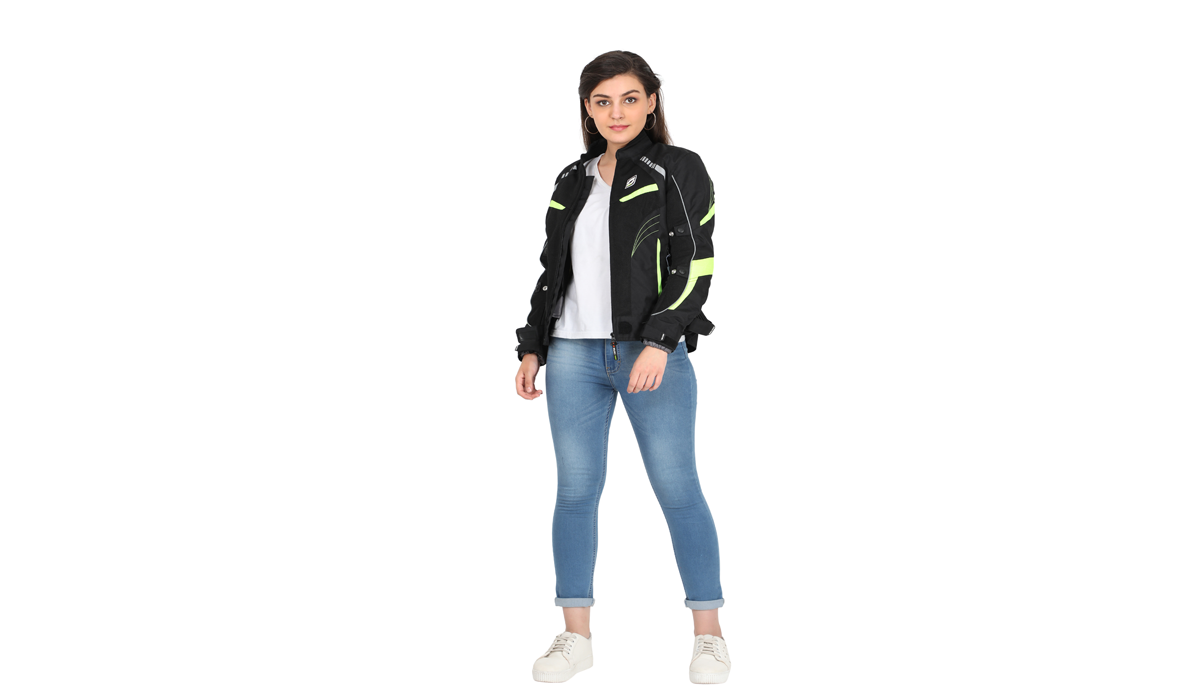 Solace Asmi Ladies Jacket V3.0(Black & Neon)