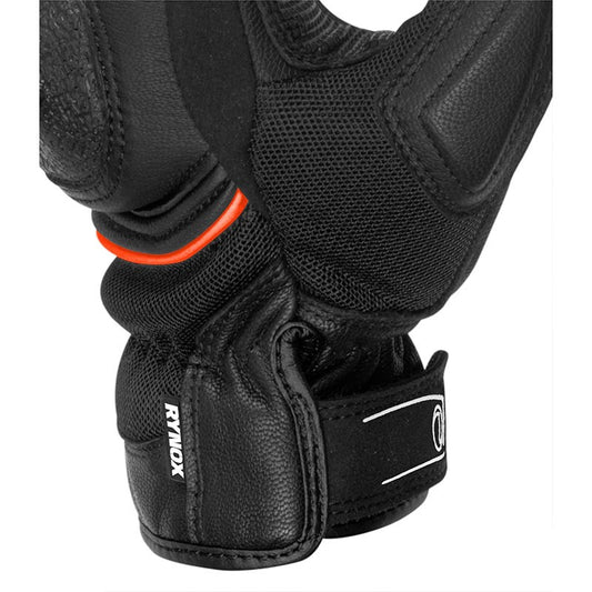 Rynox Tornado Pro 3 Gloves Black Orange - AH Helmets