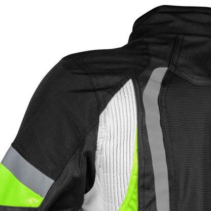 Rynox New Tornado Pro 4 Jacket ( Hi-Viz-Green )