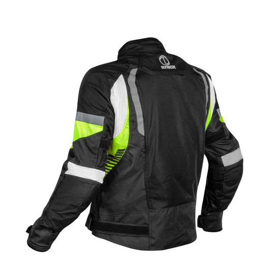 Rynox New Tornado Pro 4 Jacket ( Hi-Viz-Green )