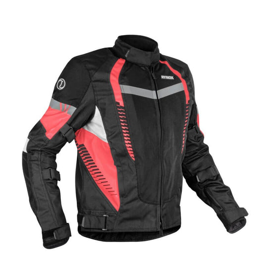Rynox Tornado Pro 4 Jacket ( Black Red )