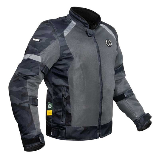Rynox Urban X Jacket  (Camo Grey Blue)