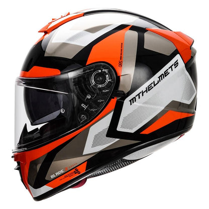 MT Blade 2sv Finish Line Gloss Red Helmet