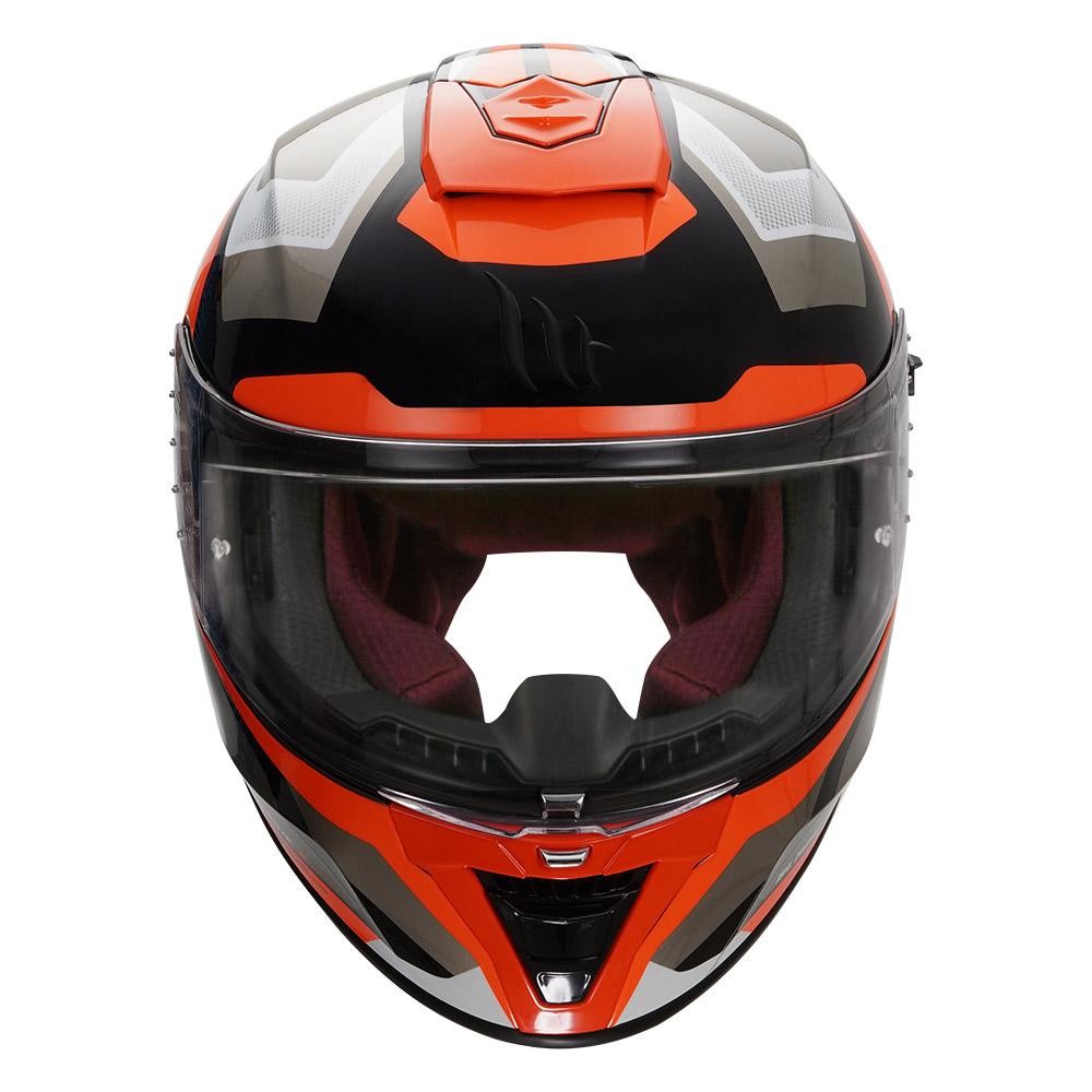 MT Blade 2sv Finish Line Gloss Red Helmet