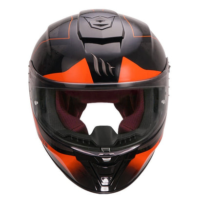 MT Blade 2sv Aura Gloss Fluorescent Orange Helmet