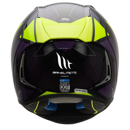 MT Revenge 2 Imperium Motorcycle Pink Fluorescent Yellow Helmet