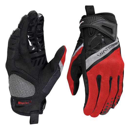 Viaterra Roost – Motorcycle Riding Chilli Red Gloves