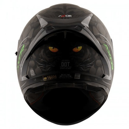Axor Street Panther Gloss Black Grey Helmet