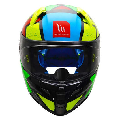 MT Revenge 2 Light Gloss Flo Yellow Helmet