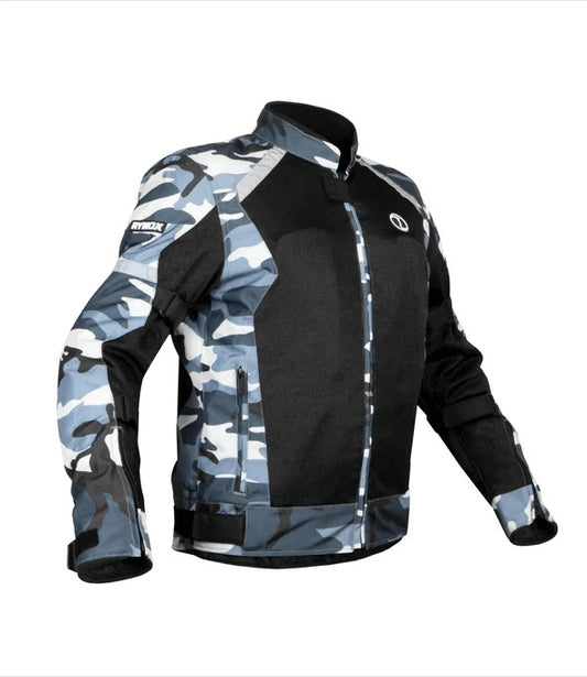 Rynox Urban X Jacket  (Camo Light Black)