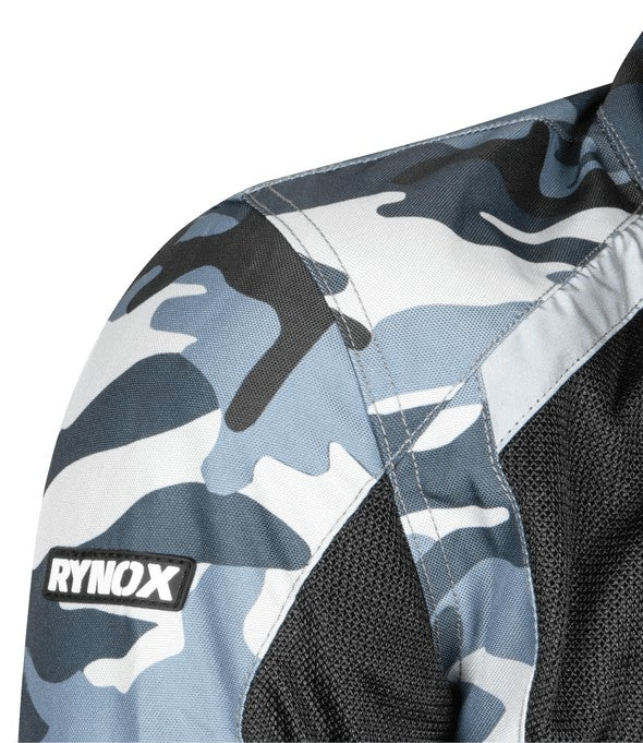 Rynox Urban X Jacket  (Camo Light Black)