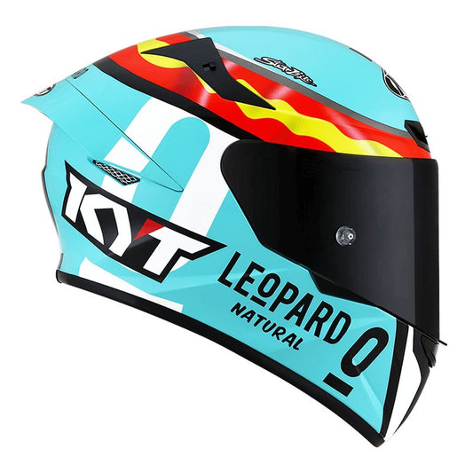 KYT TT Course Jaume Masia Leopard Replica Spaniard Helmet - AH Helmets