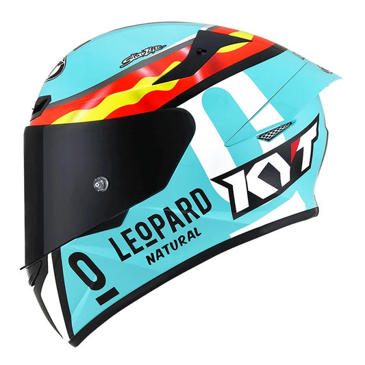 KYT TT Course Jaume Masia Leopard Replica Spaniard Helmet - AH Helmets
