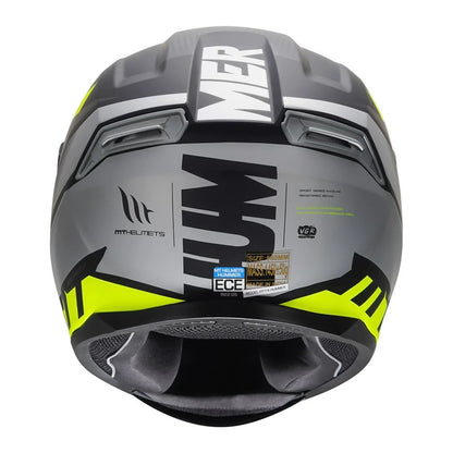 MT Hummer Brick Matt Yellow Helmet