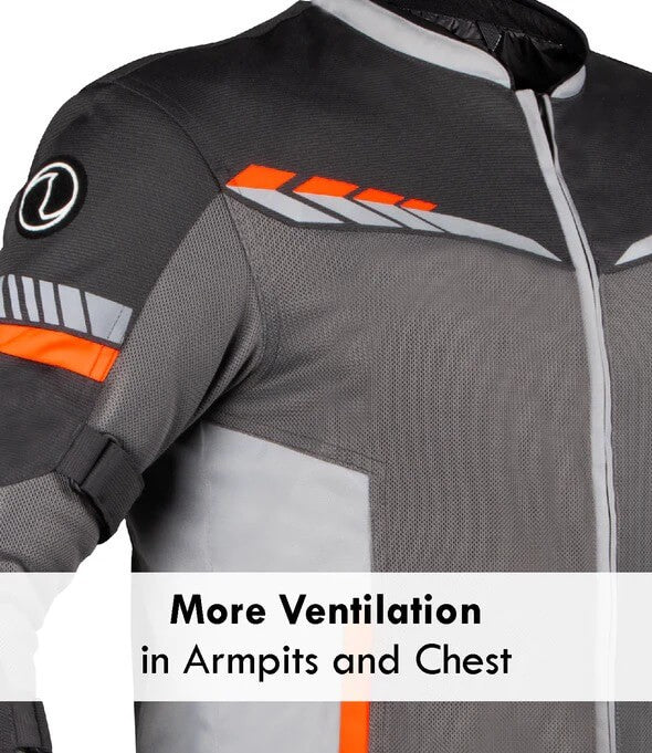 Rynox  Air GT 4 Hiviz Orange Jacket