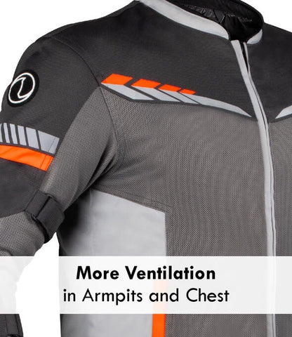 Rynox  Air GT 4 Hiviz Orange Jacket