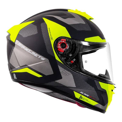 MT Blade 2sv Finish Line Matt Yellow Helmet