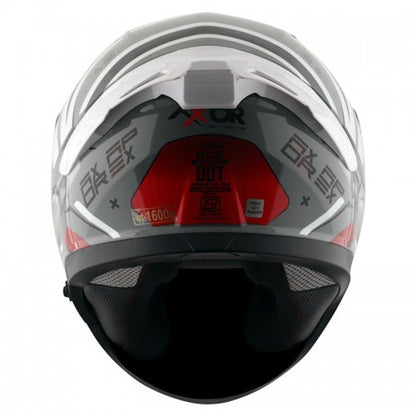Axor Apex Turbine Hex Gloss Black Red Helmet