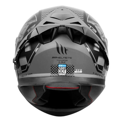 MT Thunder3 Pro Isle Of Man Matt Grey Helmet
