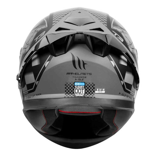 MT Thunder3 Pro Isle Of Man Matt Grey Helmet