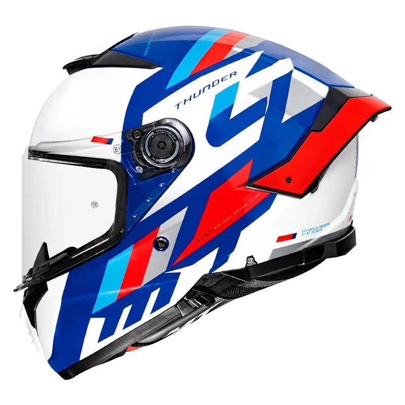 MT Thunder4 Ergo Gloss Blue Helmet