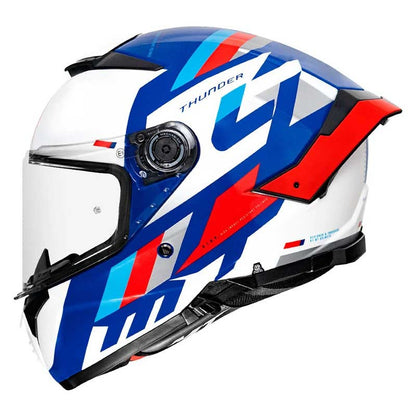 MT Thunder4 Ergo Gloss Blue Helmet