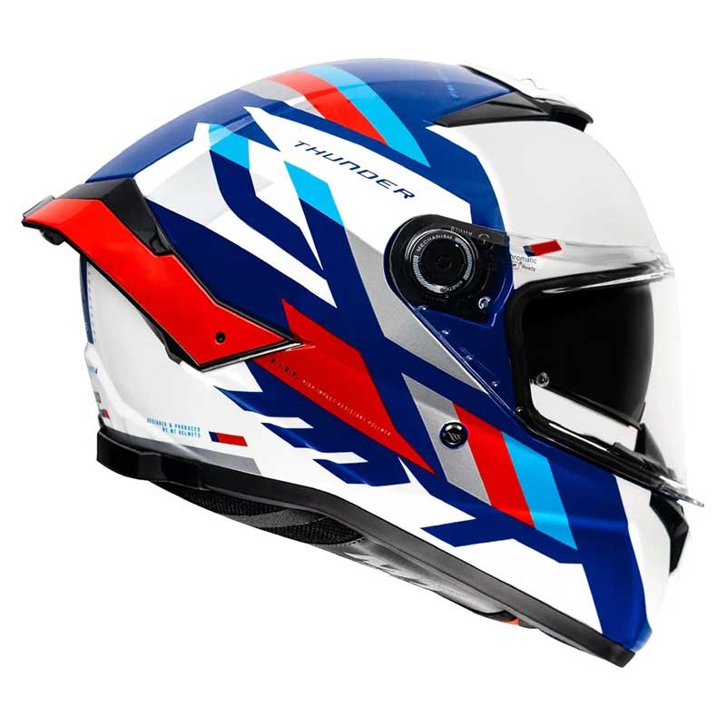 MT Thunder4 Ergo Gloss Blue Helmet