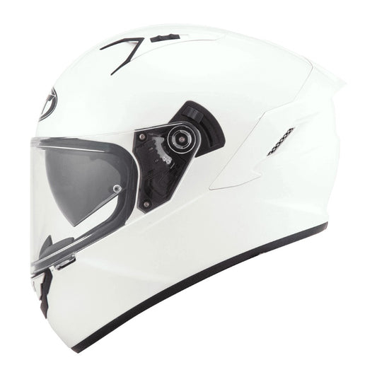KYT NF-R Plain Pearl White Helmet