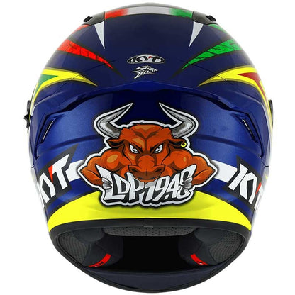 KYT NF-R Dalla Porta Replica Original Red Blue Yellow Helmet
