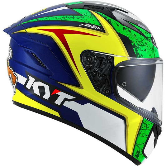 KYT NF-R Dalla Porta Replica Original Red Blue Yellow Helmet