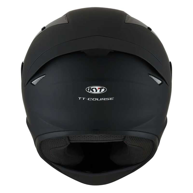 KYT TT Course Plain Matt Black Helmet