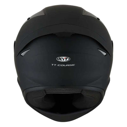 KYT TT Course Plain Matt Black Helmet
