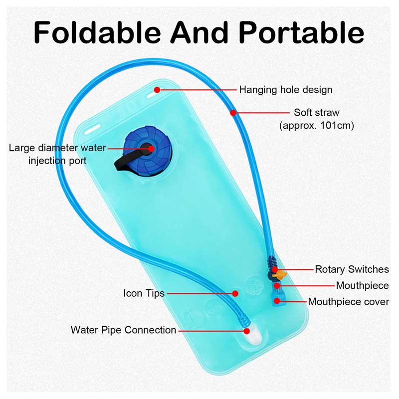 MH Moto 2Ltr Hydration Bladder Switch