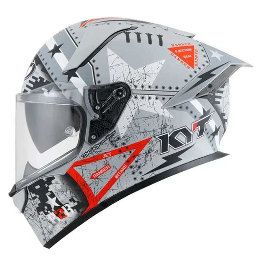 KYT R2R Pro Assault Matt Grey Helmet