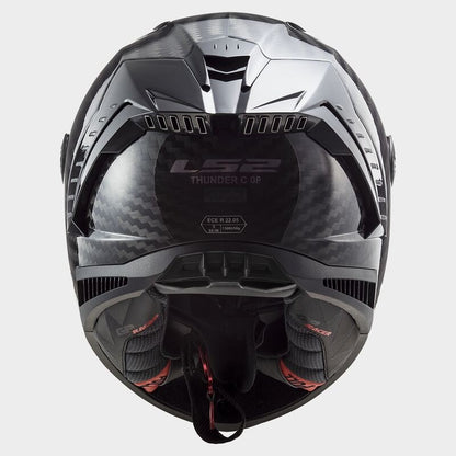 LS2 FF805 Thunder Plus Gloss Carbon Helmet - 06