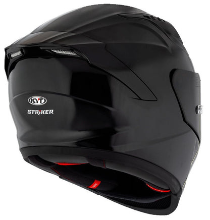 KYT Striker Plain Gloss Black Helmet