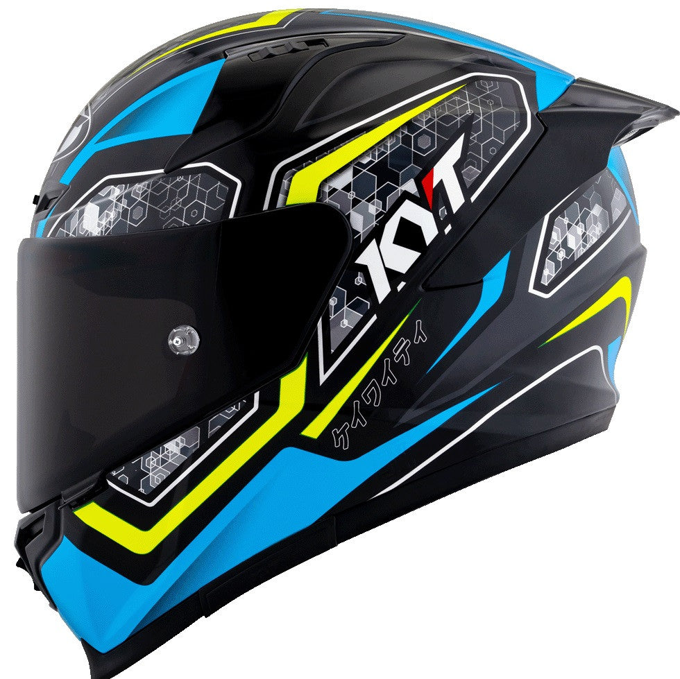 KYT Striker #01 Black Blue Helmet