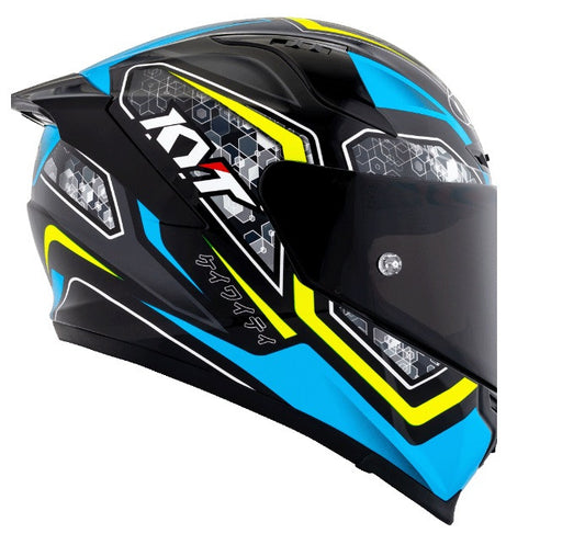 KYT Striker #01 Black Blue Helmet