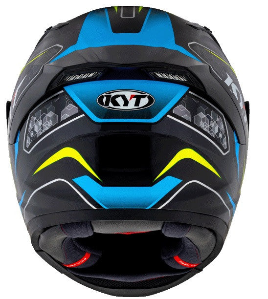 KYT Striker #01 Black Blue Helmet