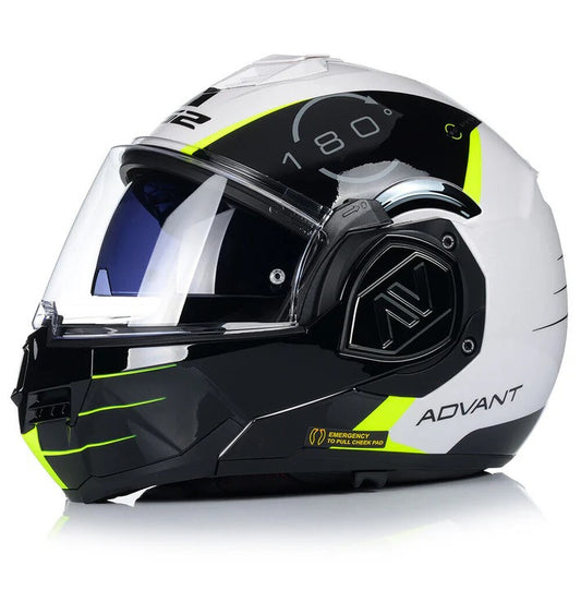 LS2 FF900 Valiant II Advant Codex-Gloss Black White Helmets