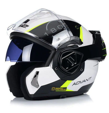 LS2 FF900 Valiant II Advant Codex-Gloss Black White Helmets