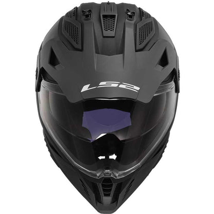 LS2 MX436 Pioneer II Solid Matt Black Helmet - 06